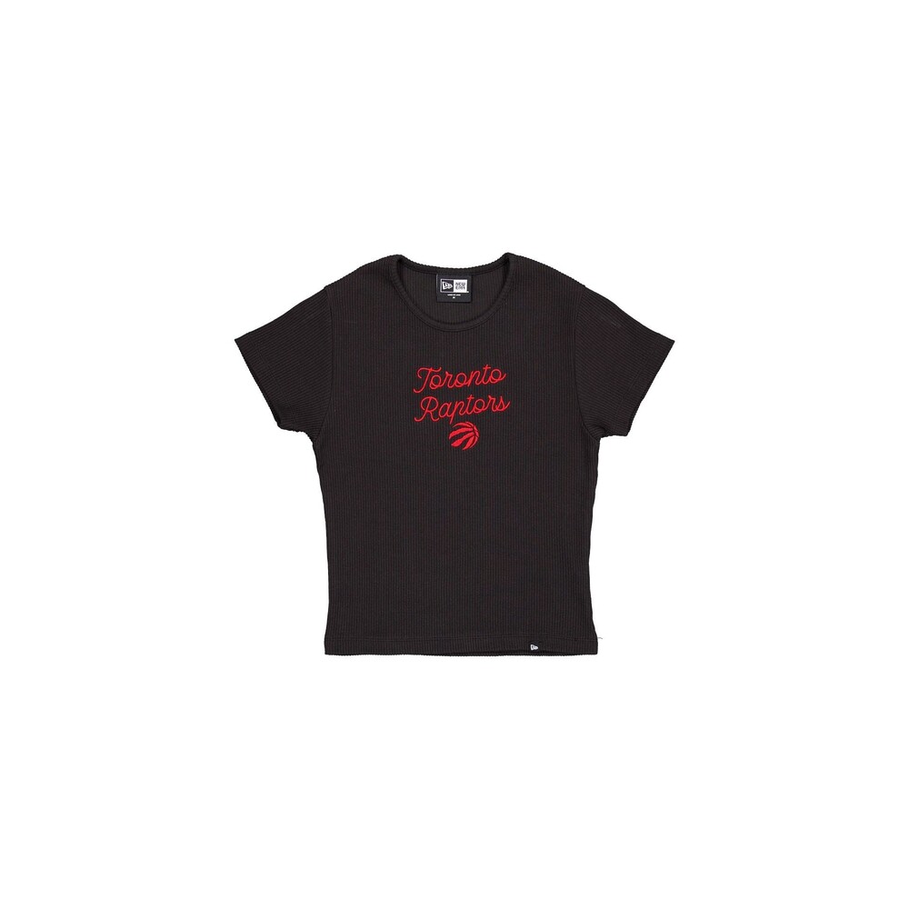 New Era Toronto Raptors Sport Night Women's Baby Tee - Size L